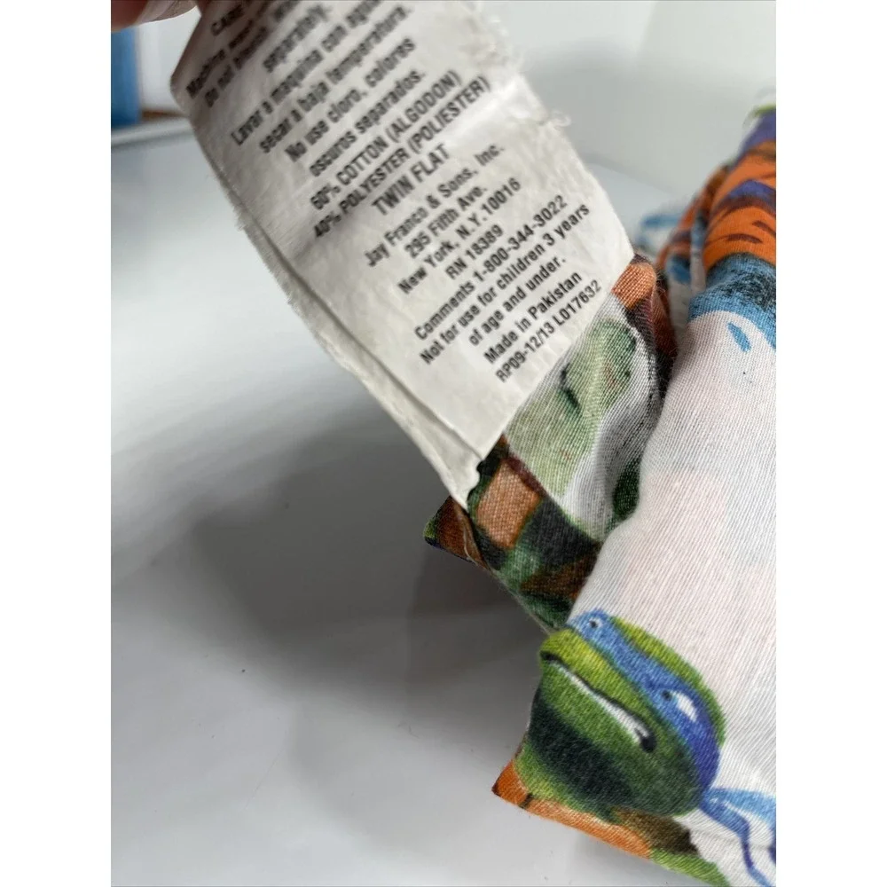 TEENAGE MUTANT‎ NINJA TURTLES Twin Flat And Fitted Sheets Nickelodeon 2013